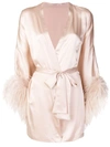 Gilda & Pearl Mia Wrap Robe In Pink