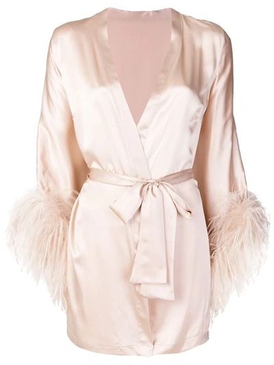 Gilda & Pearl Mia Wrap Robe In Pink