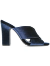 Senso Poppy Mules In Blue