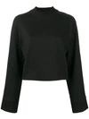 Y-3 CROPPED SWEATSHIRT