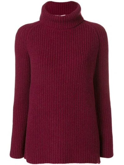 Borgo Asolo Chunky Knit Jumper In Pink