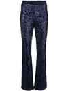 P.A.R.O.S.H sequin bootleg trousers