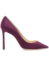 Jimmy Choo Romy 100 Pumps - Pink In Pink