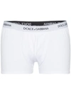 DOLCE & GABBANA DOLCE & GABBANA LOGO四角裤两件组 - 白色