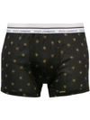 DOLCE & GABBANA DOLCE & GABBANA STAR PRINT BOXERS - BLACK