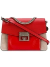 Givenchy Small Gv3 Leather Bag In Red