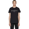 BALMAIN BALMAIN BLACK LOGO T-SHIRT