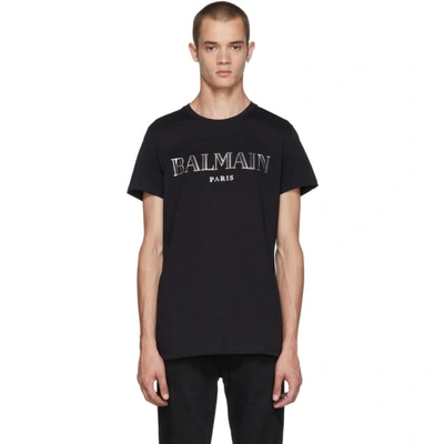 Balmain Black 3d Logo T-shirt