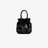 STAUD STAUD BLACK GRACE PATENT LEATHER DRAWSTRING BAG,089004007012968023