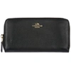 COACH WOMEN'S WALLET LEATHER COIN CASE HOLDER PURSE CARD BIFOLD,58059BLACK