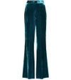 ETRO SILK-BLEND VELVET trousers,P00333930