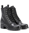 PRADA LEATHER ANKLE BOOTS,P00269294