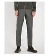 THOM BROWNE SLIM-FIT SKINNY WOOL TROUSERS