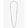 M COHEN MULTI-COLOURED BEAD STERLING SILVER NECKLACE