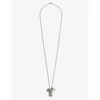 M. COHEN MULTI-TAG STERLING SILVER NECKLACE