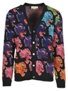 GUCCI CARDIGAN LUPO ALL OVER,10642315