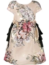 FENDI floral fil coupé mini dress