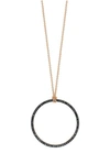 GINETTE NY CIRCLE NECKLACE,CCE002N-00/OR ROSE