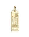 JET SET CANDY LONDON, UNITED KINGDOM LHR LUGGAGE TAG CHARM,L18BV