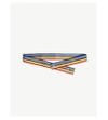 PALM ANGELS Rainbow canvas belt