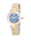 VERSACE Two-Tone Stainless Steel Bracelet Watch,0400098816859