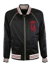 DOLCE & GABBANA LOGO PATCH BOMBER,10643849