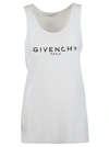 GIVENCHY DISTRESSED LOGO TANK TOP,10644043