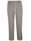 GUCCI HOUNDSTOOTH TRACK PANTS,10643945