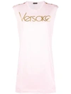 VERSACE PRINTED LOGO TANK TOP