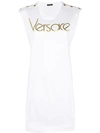 VERSACE PRINTED LOGO TANK TOP