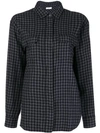 CLOSED CLOSED CHECKED POCKET SHIRT - BLUE