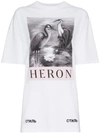 Heron Preston Heron Print T-shirt - White In White