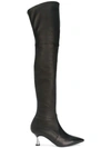 CASADEI HEELED OVER THE KNEE BOOTS