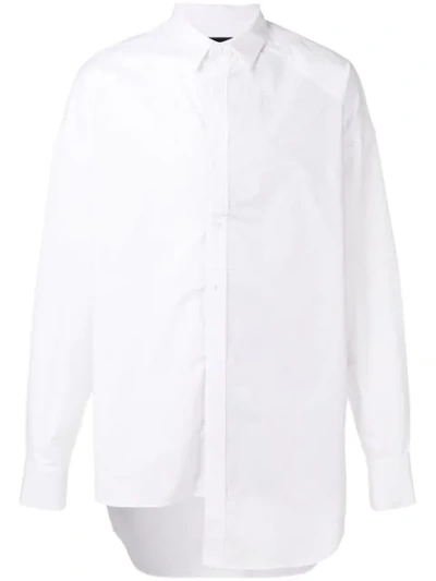 Juunj Juun.j Asymmetric Poplin Shirt - White