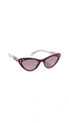 MIU MIU Crystals Cat Eye Sunglasses