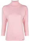 DSQUARED2 DSQUARED2 CLASSIC TURTLENECK KNIT - PINK