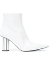 Proenza Schouler White Mirror Heel 90 Leather Ankle Boots