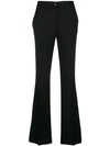 P.a.r.o.s.h Flared Trousers In Black