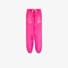 NATASHA ZINKO NATASHA ZINKO HOT PINK TRACK PANT TROUSERS,PF185070913008812