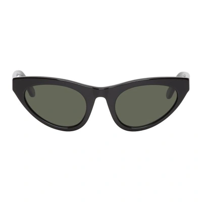 Han Kjobenhavn Cat-eye Frame Tinted Sunglasses In Black