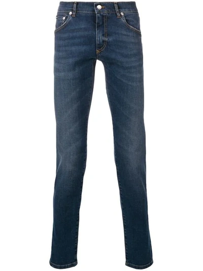 Dolce & Gabbana Slim Fit Jeans In Blue