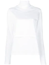 NEHERA ROLL-NECK LAYERED SWEATER