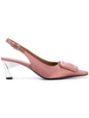 MARNI PADDED TONGUE PUMPS