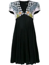 VERSACE VERSACE HARLEQUIN DRESS - BLACK