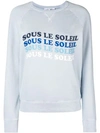 FRAME FRAME PRINTED SWEATSHIRT - BLUE