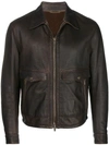 AJMONE AJMONE PERFECTLY FITTED JACKET - BROWN