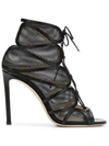 Jimmy Choo Malena 100 Sandals In Black