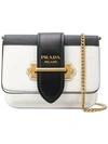 PRADA Cahier小牛皮斜挎包