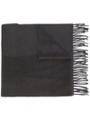 APC FRINGED HEM SCARF