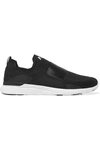 Apl Athletic Propulsion Labs Techloom Bliss Mesh And Neoprene Slip-on Sneakers In Black